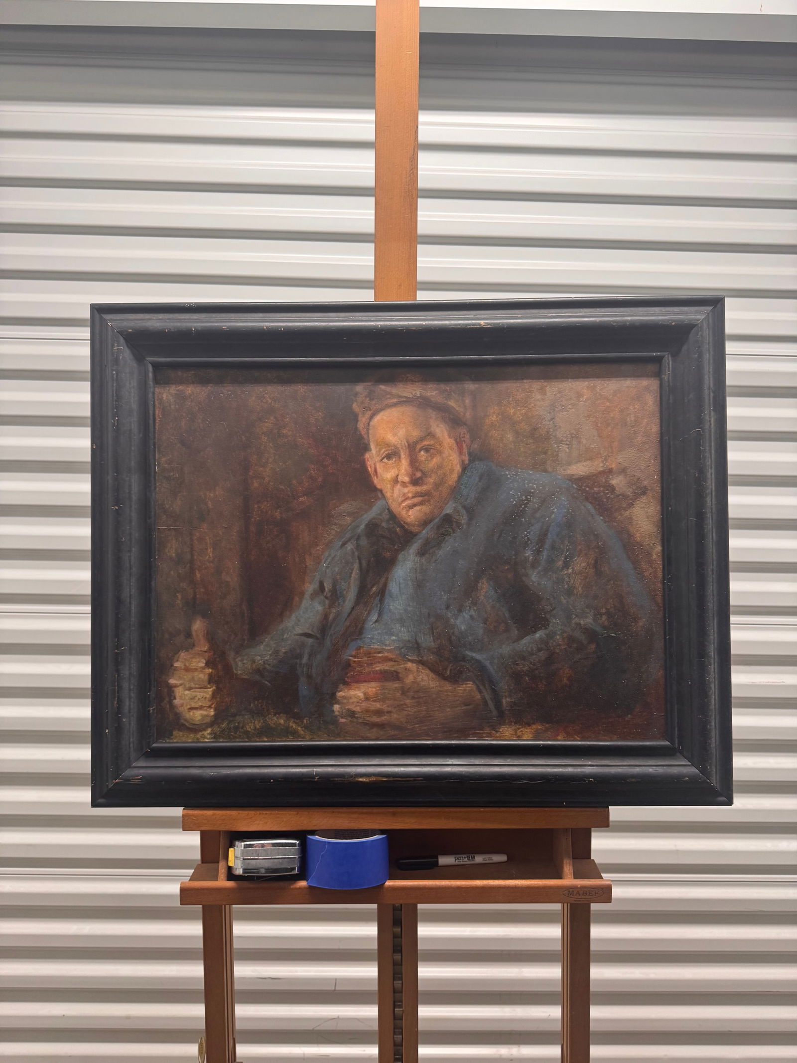 Original Alexander James New Hampshire California Artist Oil Painting Portrait Signed (1 of 6)