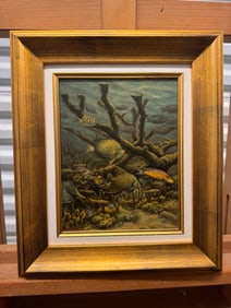 American Artist Margaret Lowengrund New York Colored Lithograph Signed