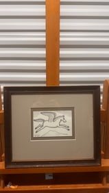 French Artist Modern Abstract Amadee De La Patelliere Oil Painting Signed