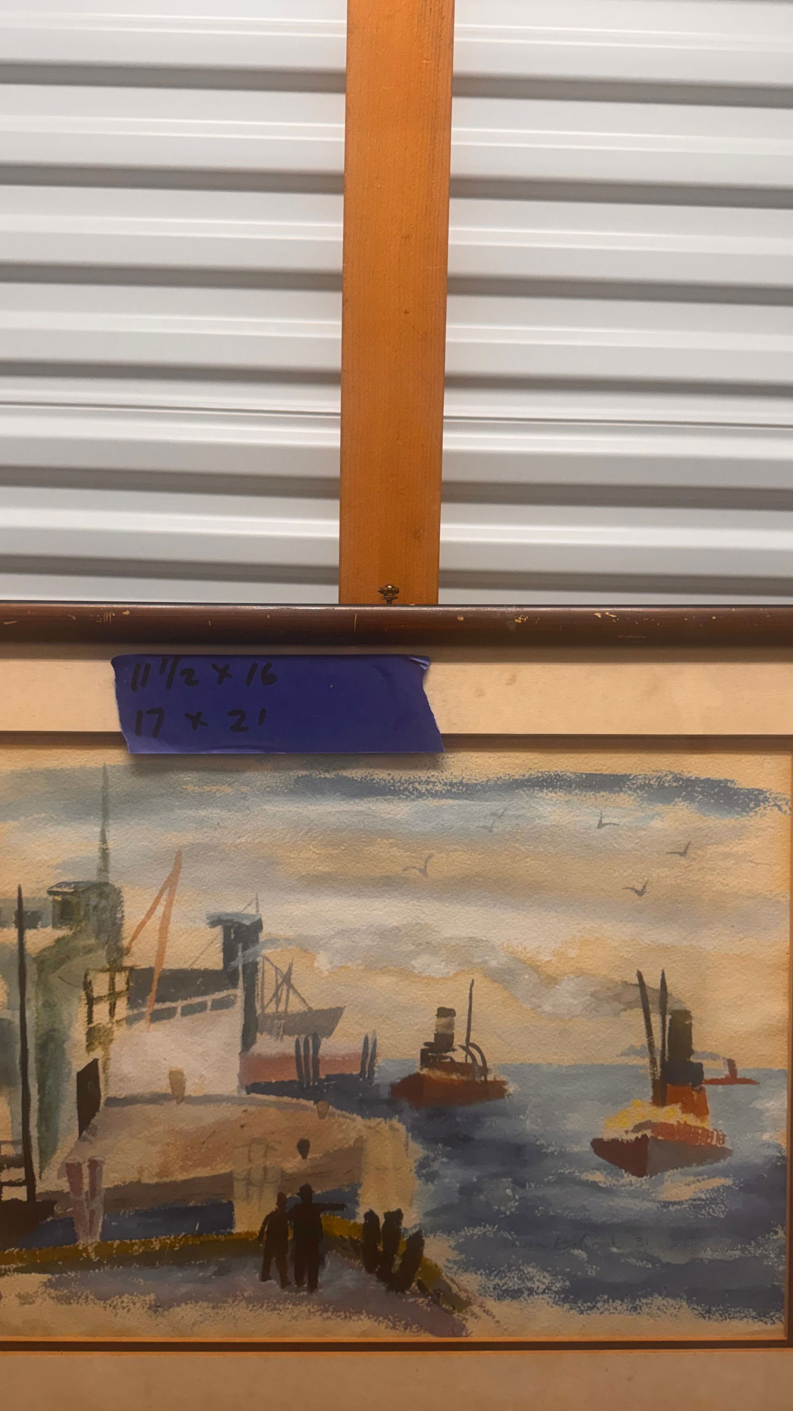 Vintage American Illinois WPA Industrial Watercolors Aaron Bohrod Pair: Vintage American Illinois WPA Industrial Watercolors Aaron Bohrod Pair, Aaron Bohrod's work has not been limited to one style or medium. Initially recognized as a regionalist painter of American scene