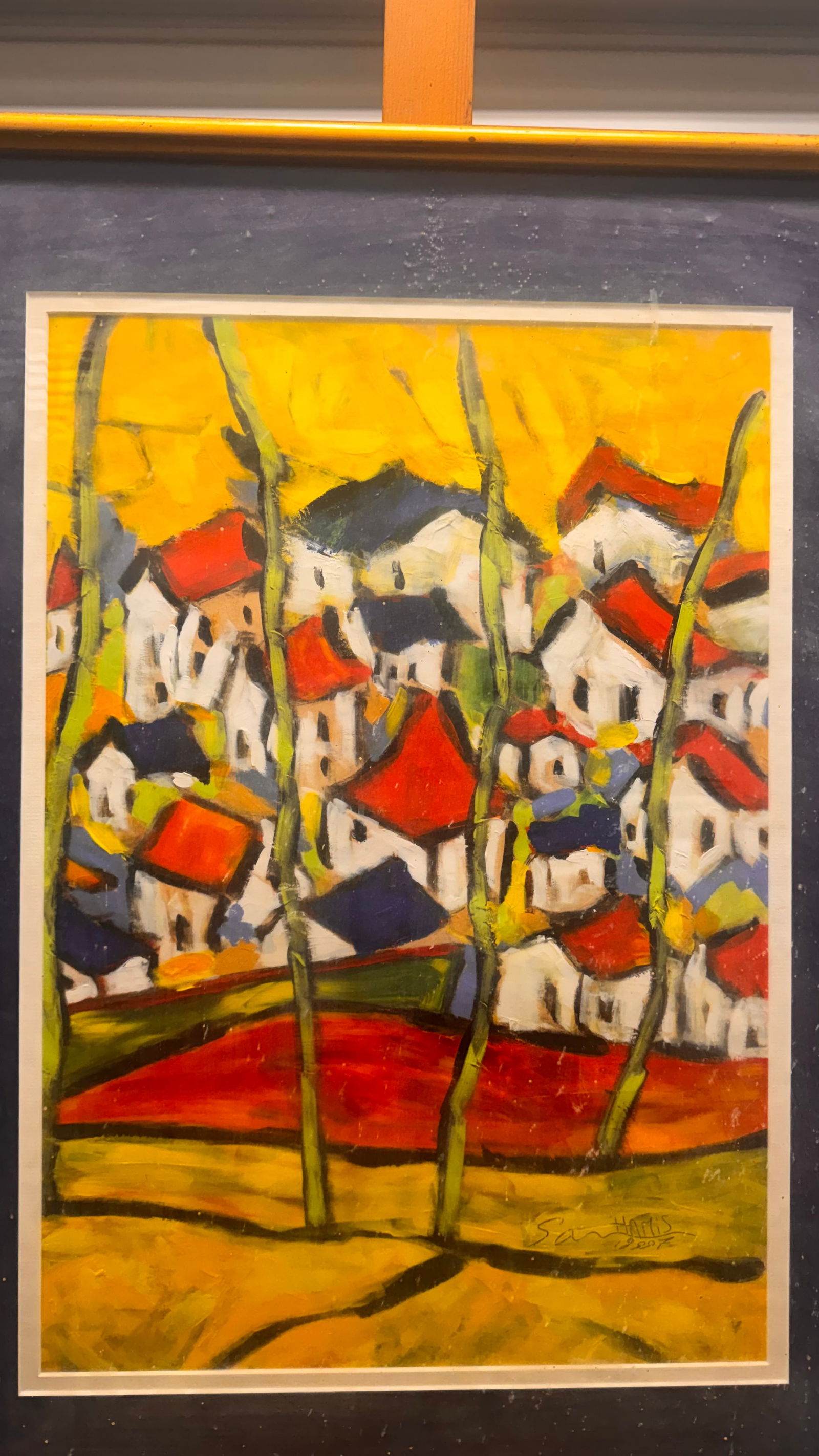 Abstract Expressionist Colorful Still-Life Signed Mystery (1 of 5)