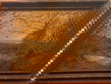 Vintage American Pennsylvania England Impressionist William Frederick Jackson Oil Painting Signed