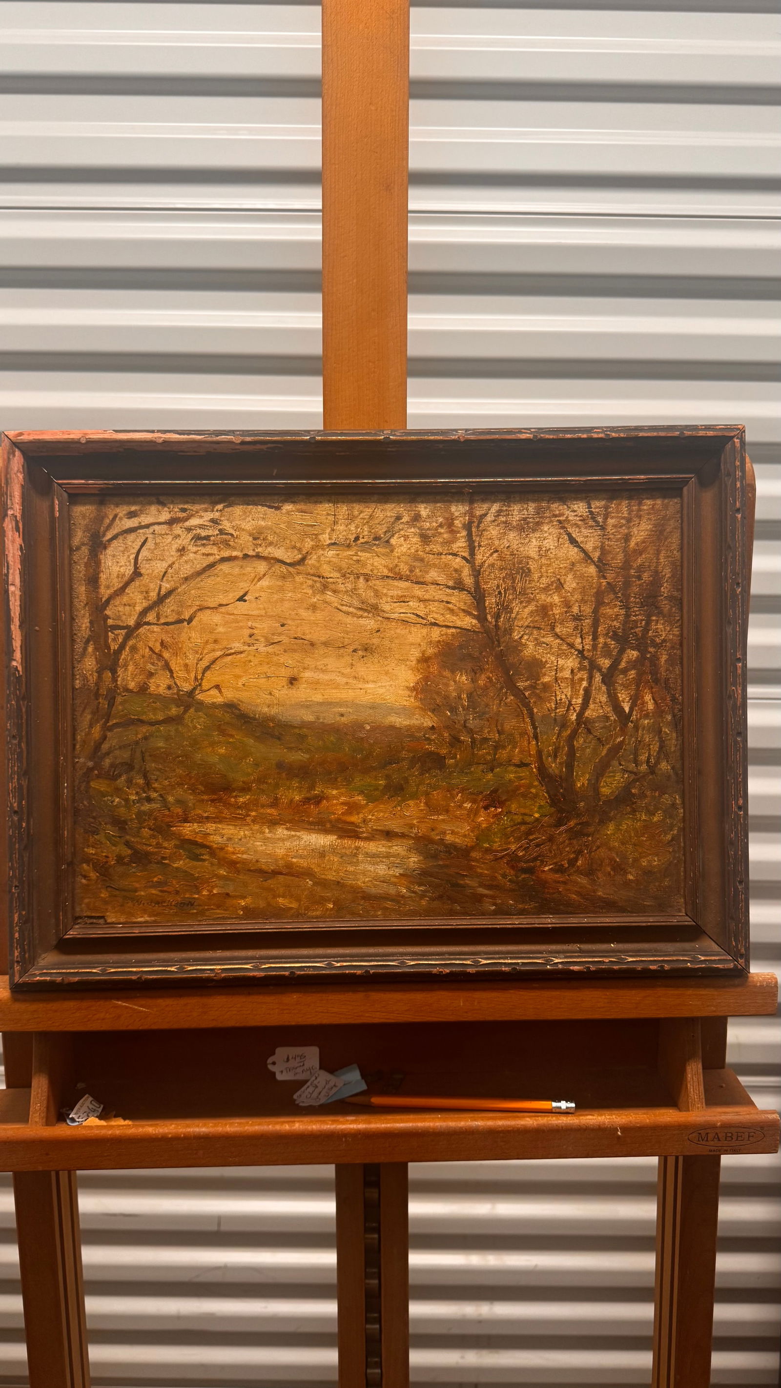 Vintage American Pennsylvania England Impressionist William Frederick Jackson Oil Painting Signed (1 of 5)