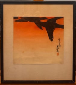 Important Vintage Japanese Woodblock Shibata Zeshin Nice Colors