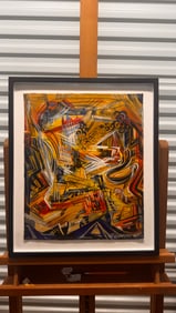 Polish Israel  Artist Yoel Rorh WPA Silkscreen