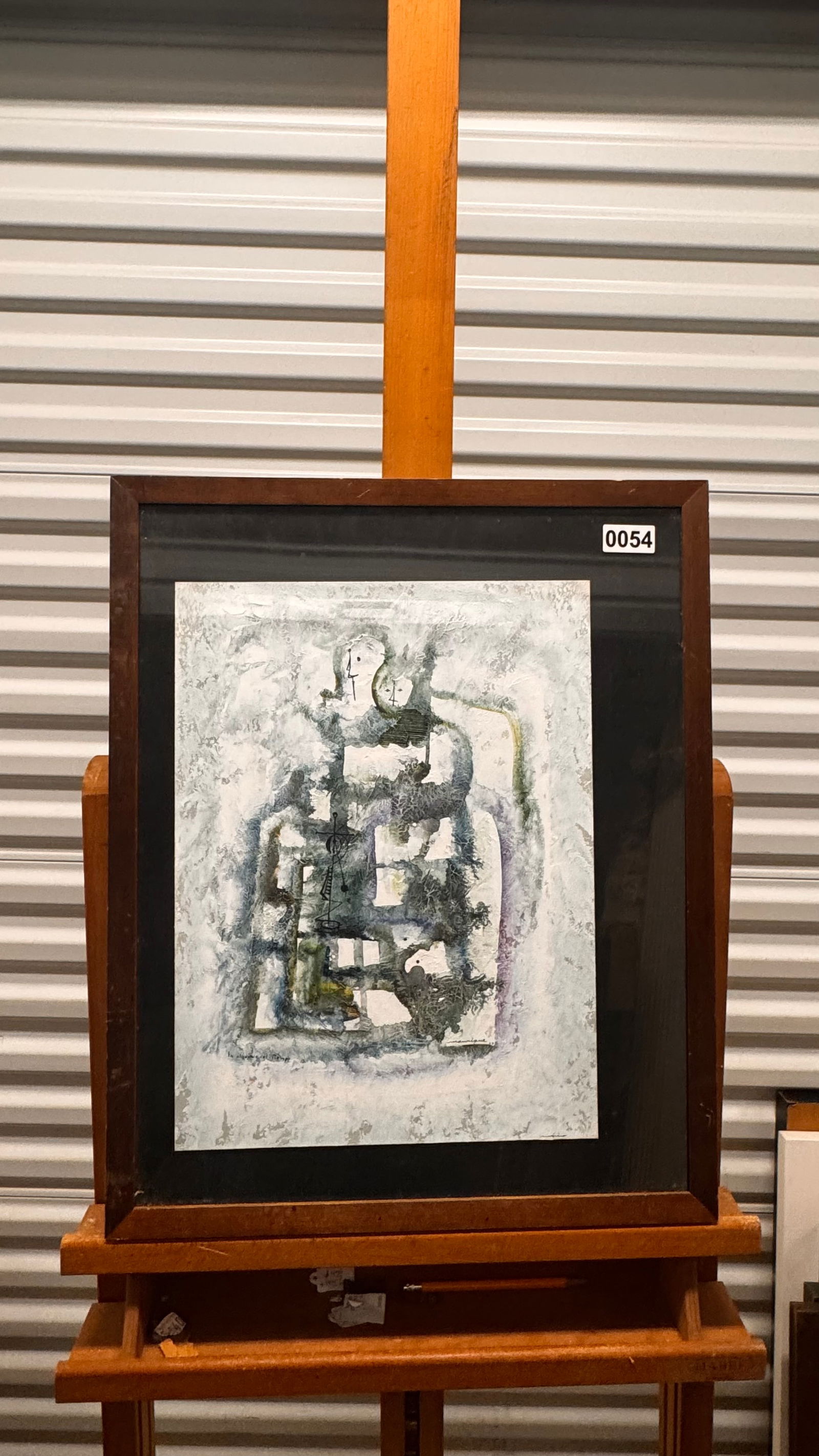 Important Mexican Abstract Expressionist Daniel Manrique Arias Mixed-Media Signed (1 of 4)