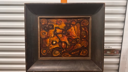 Swedish Artists Beck and Jung Lithograph and Collage Signed #2