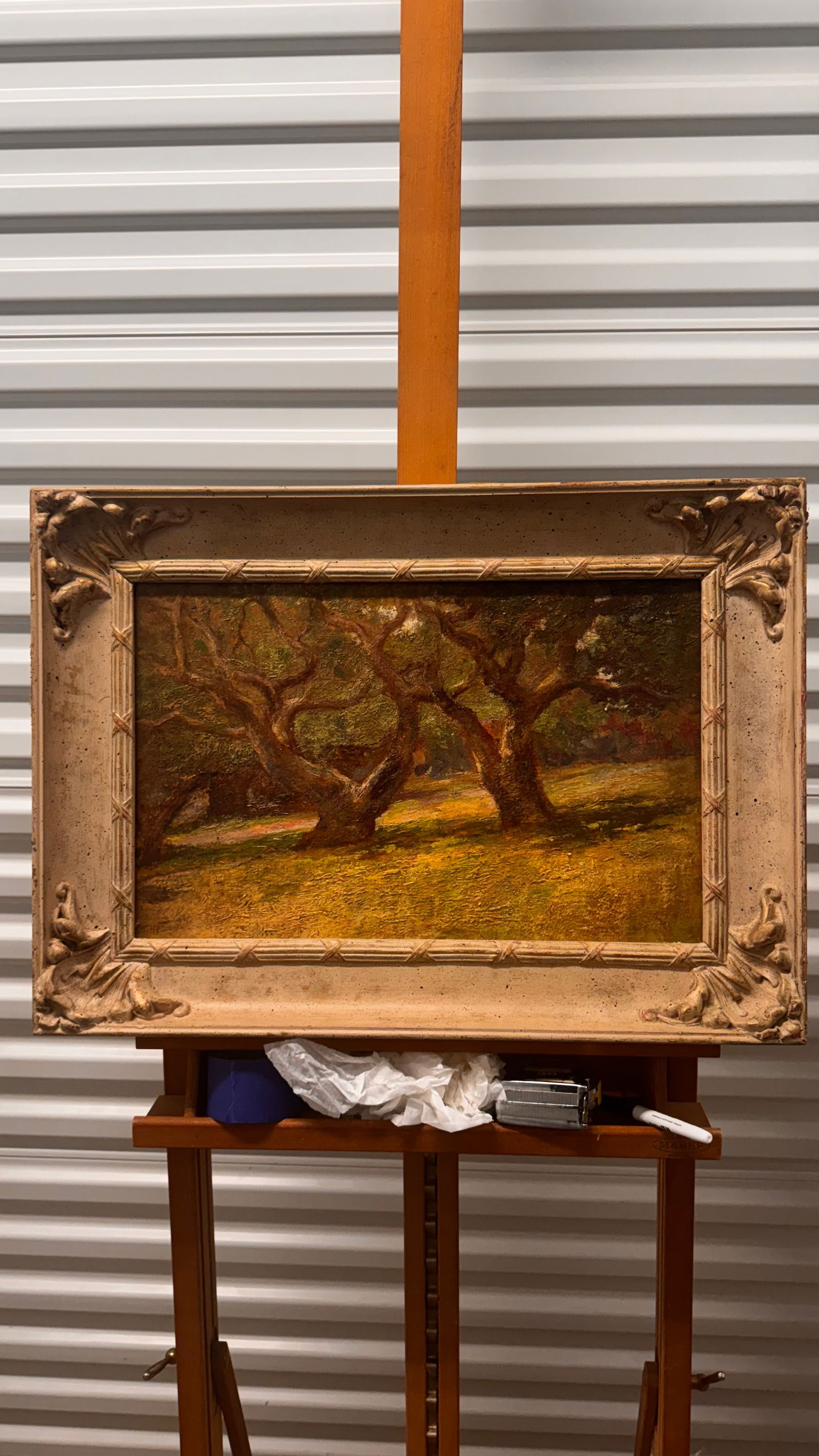 Vintage American Impressionist Landscape Signed Oil Painting Mystery (1 of 8)