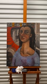 French Artist Modern Bernard Cathelin “Boquet D’Anniversaire aux Dix Fleurs?? Colored