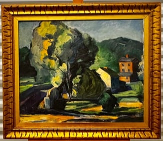 American Philadelphia Pennsylvania Impressionist Fredeick James Gill Oil painting Signed