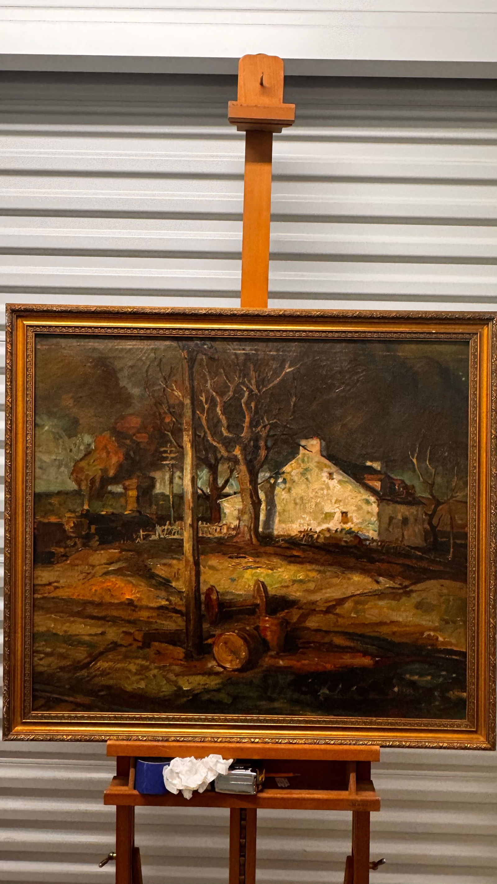 Great American Impressionist Pennsylvania Landscape Steam Engine Train Scene Oil Painting (1 of 9)