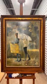 Japanese Artist Kawase Hasui Colored Woodblock Signed #1