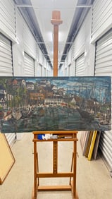 Japanese Artist Kawase Hasui Colored Woodblock Signed #5