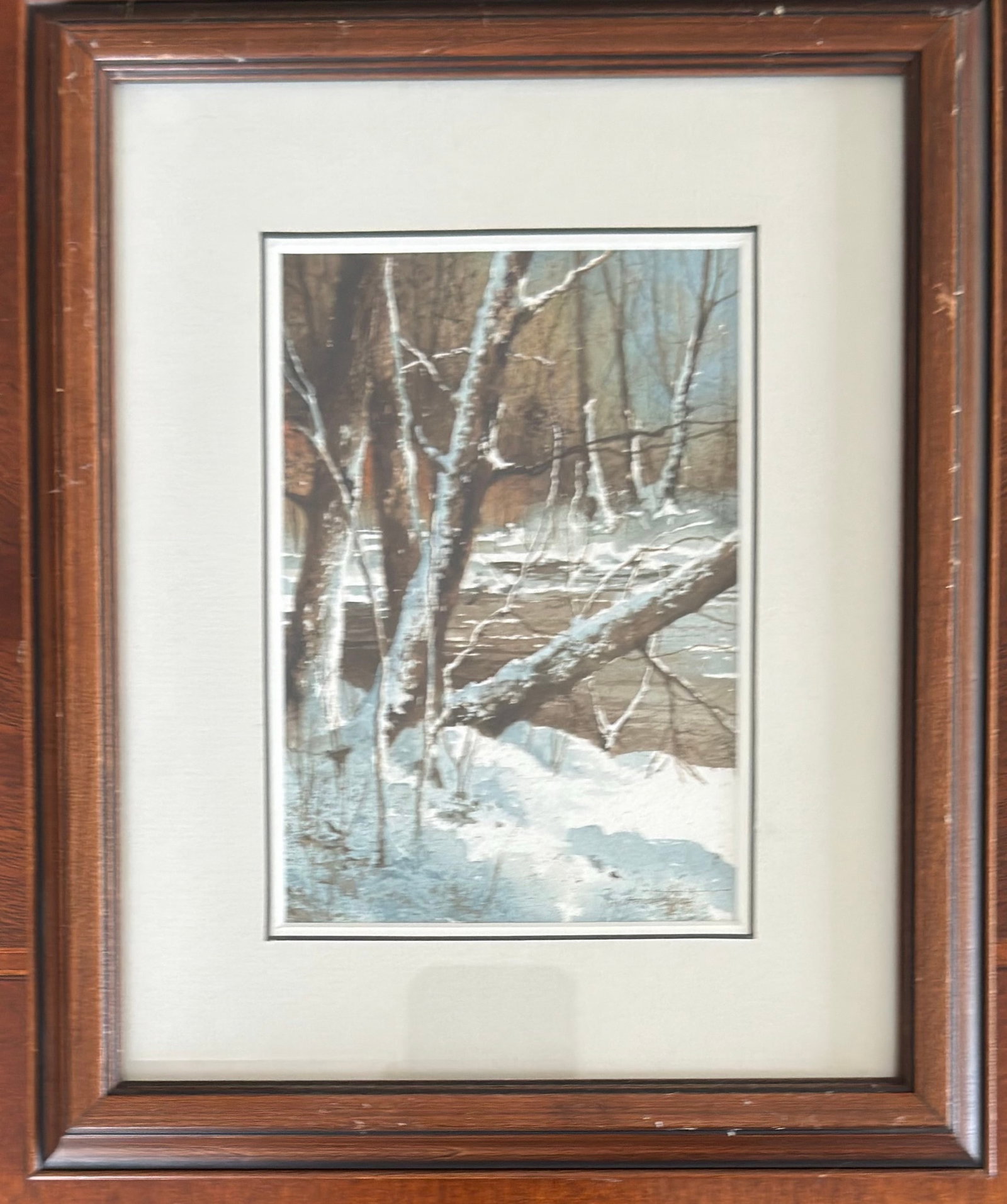 Ray Hendershot American Pennsylvania Landscape Painting Watercolor Signed 2: Ray Hendershot American Pennsylvania Landscape Painting Watercolor Signed 2, 6 1/2 x 4 1/2", 11 1/2 x 9 1/2" Framed, "Untitled Study #57" "I feel blessed and honored to be a painter. For more than hal