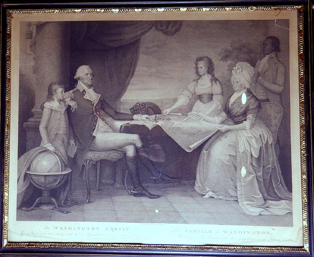 (GEORGE WASHINGTON) - 1798 Engraving Framed (1 of 1)