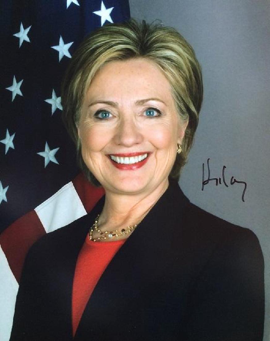HILLARY CLINTON - Large Photo Signed (1 of 1)