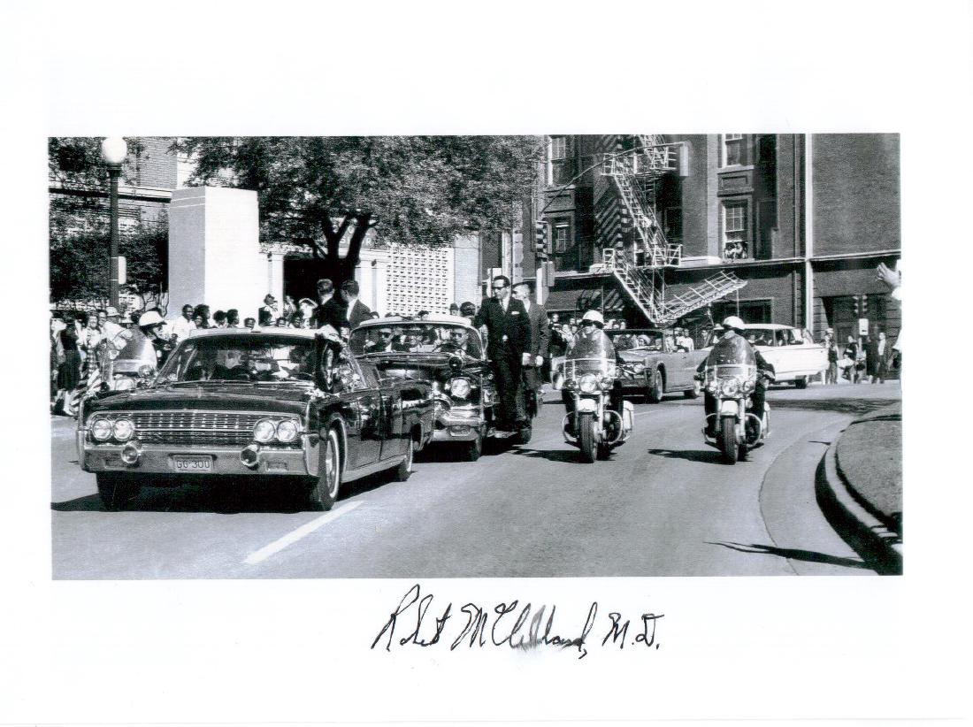 JFK Assassination ROBT McCLELLAND- Photo Signed (1 of 1)