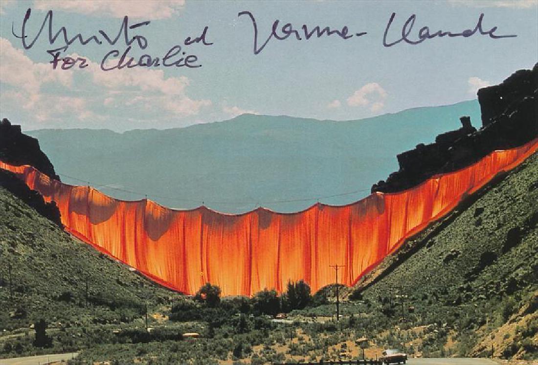 Sculptors CHRISTO & JEANNE-CLAUDE - Photo Signed (1 of 1)