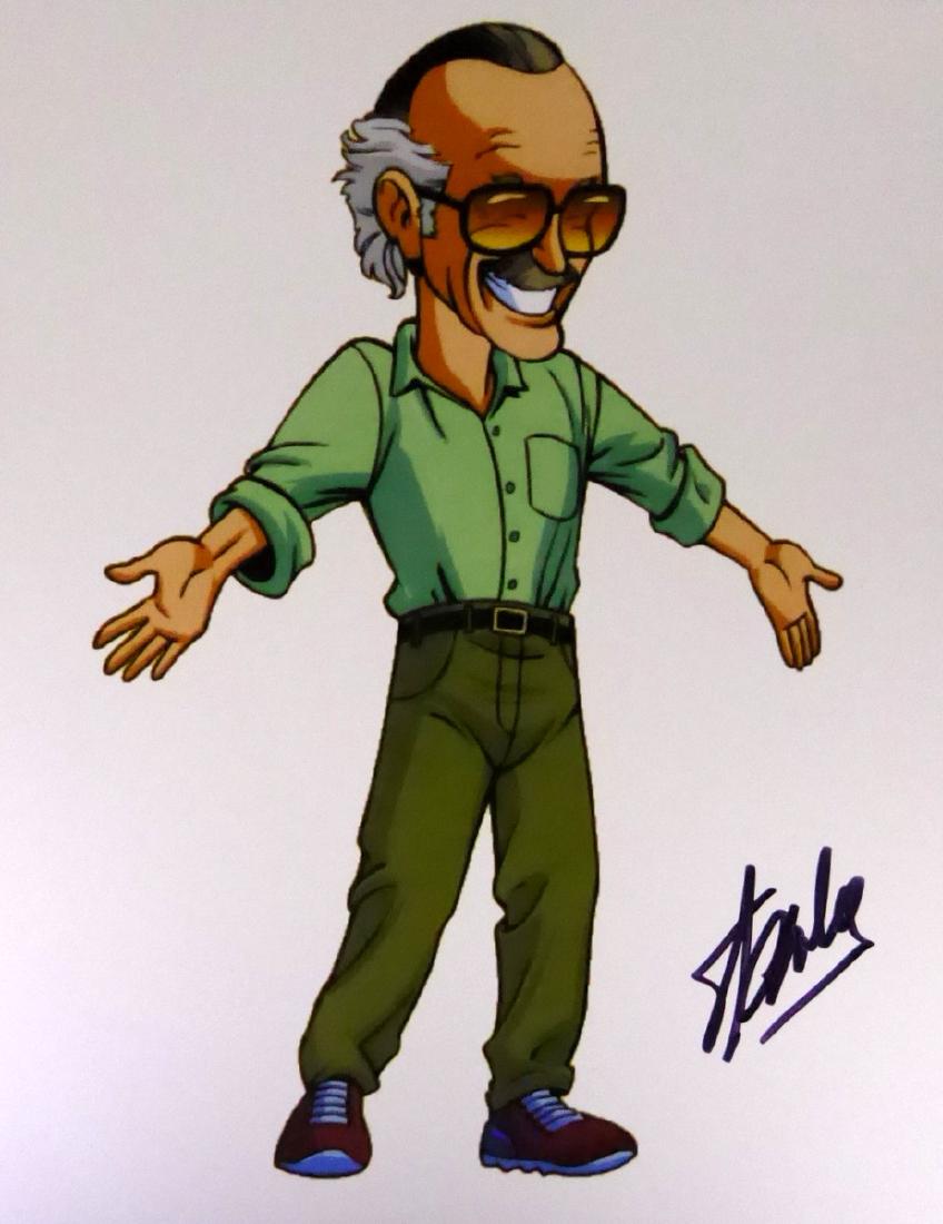 Super-Hero Cartoonist STAN LEE - Photo Signed (1 of 1)