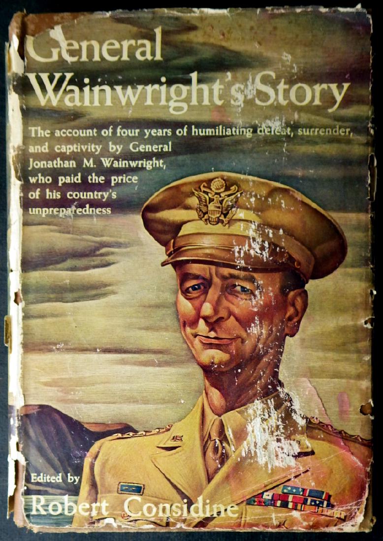 General JONATHAN WAINWRIGHT - His Book Signed (1 of 2)