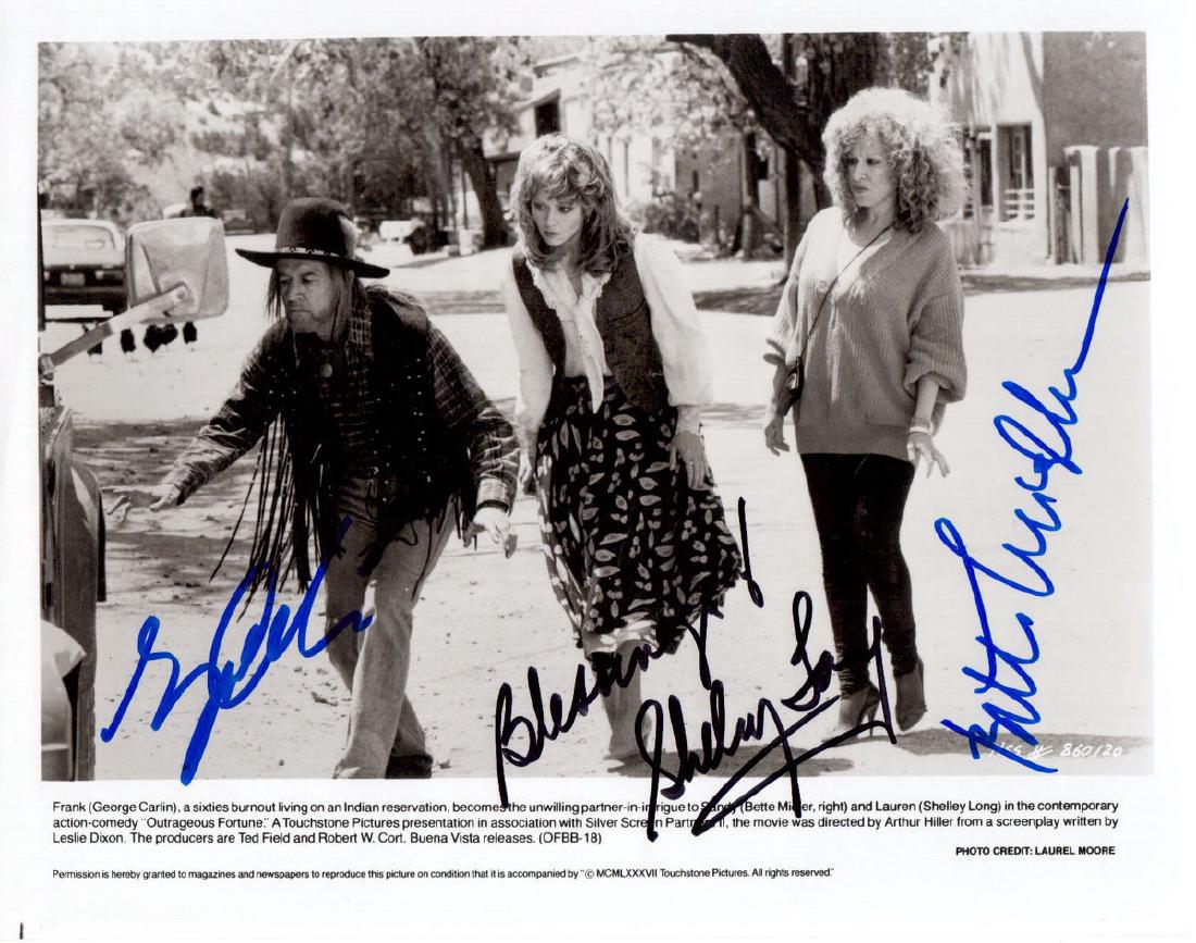 Outrageous Fortune - Photo Signed MIDLER, CARLIN (1 of 1)