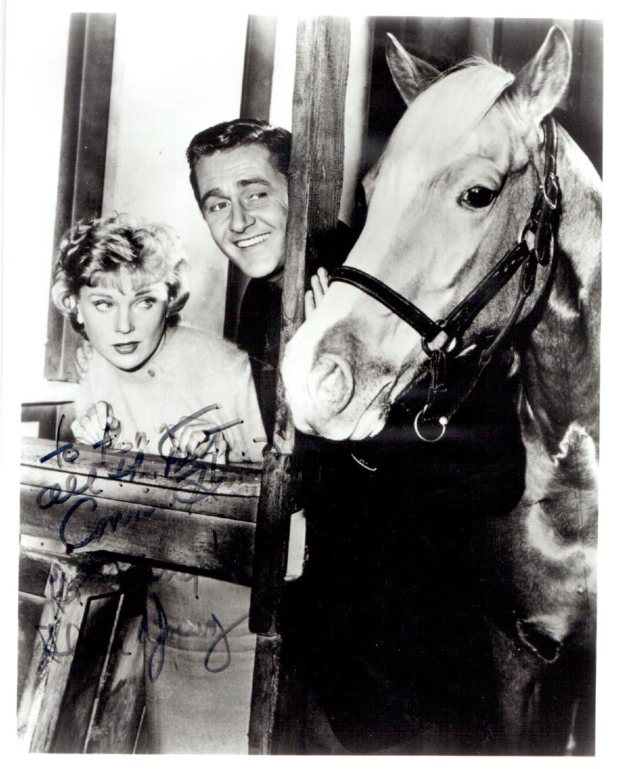 Talking Horse MR ED - Cast Signed Photo YOUNG, HINES (1 of 1)