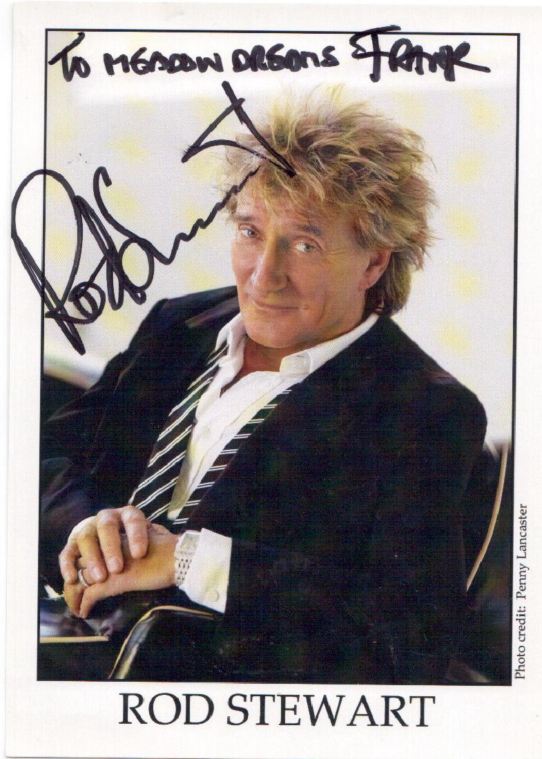 British Singer ROD STEWART - Photo Signed (1 of 1)