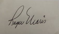 ROGER MARIS - Cut Signature