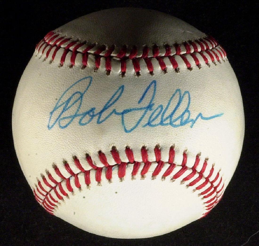 BOB FELLER - AL Baseball Signed (1 of 1)