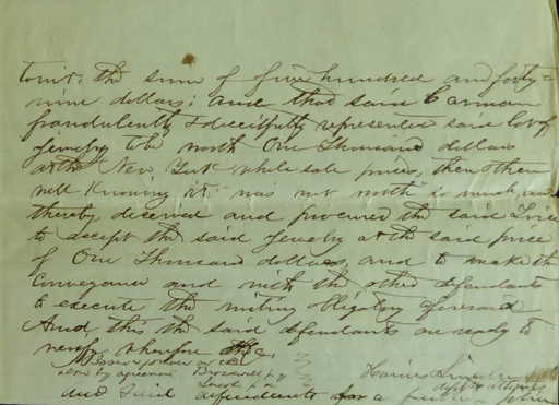 16th pres abraham lincoln legal document signed twice