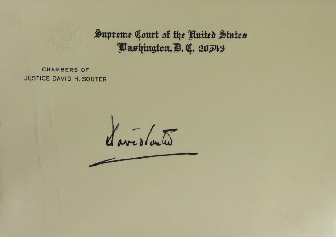Jurist DAVID SOUTER - SC Card Signed (1 of 1)