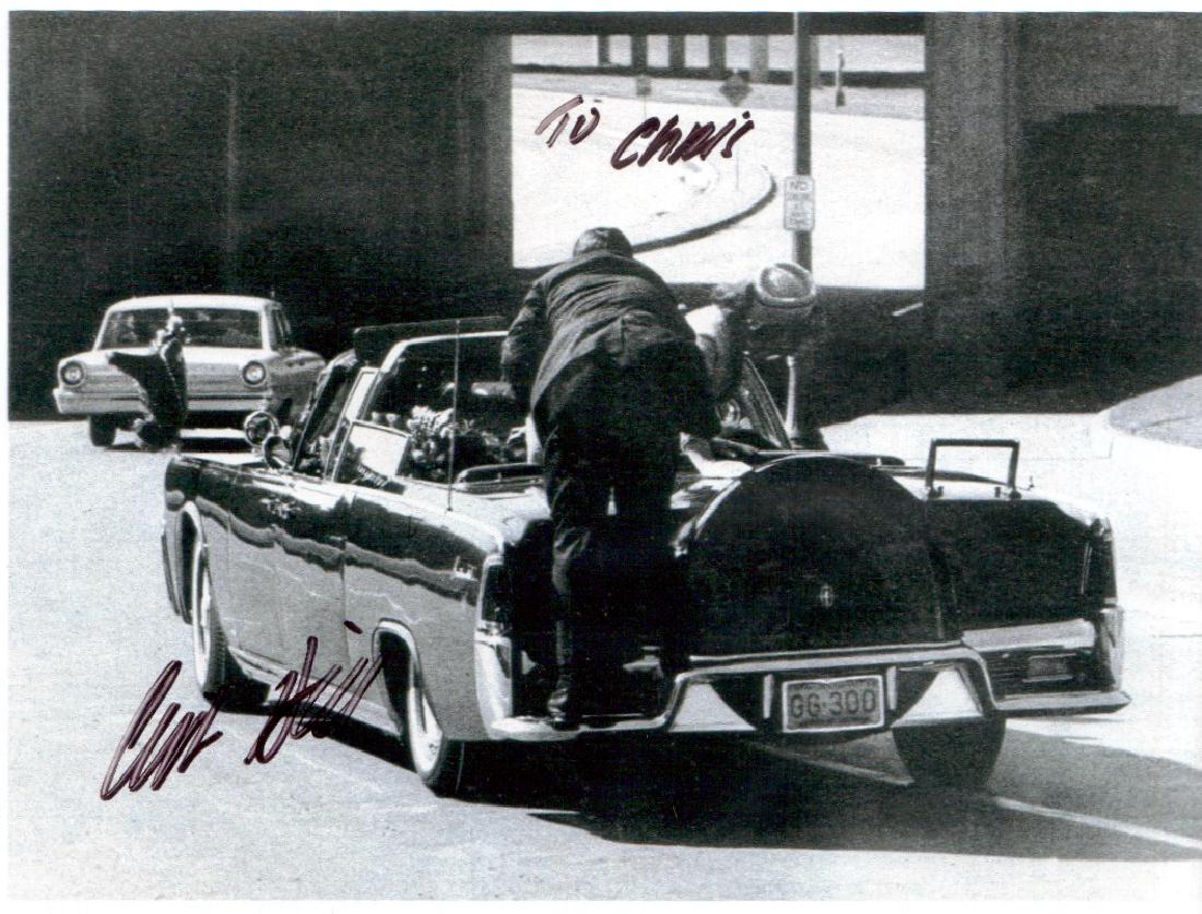 JFK: CLINTON HILL - Limo Photo Signed (1 of 1)