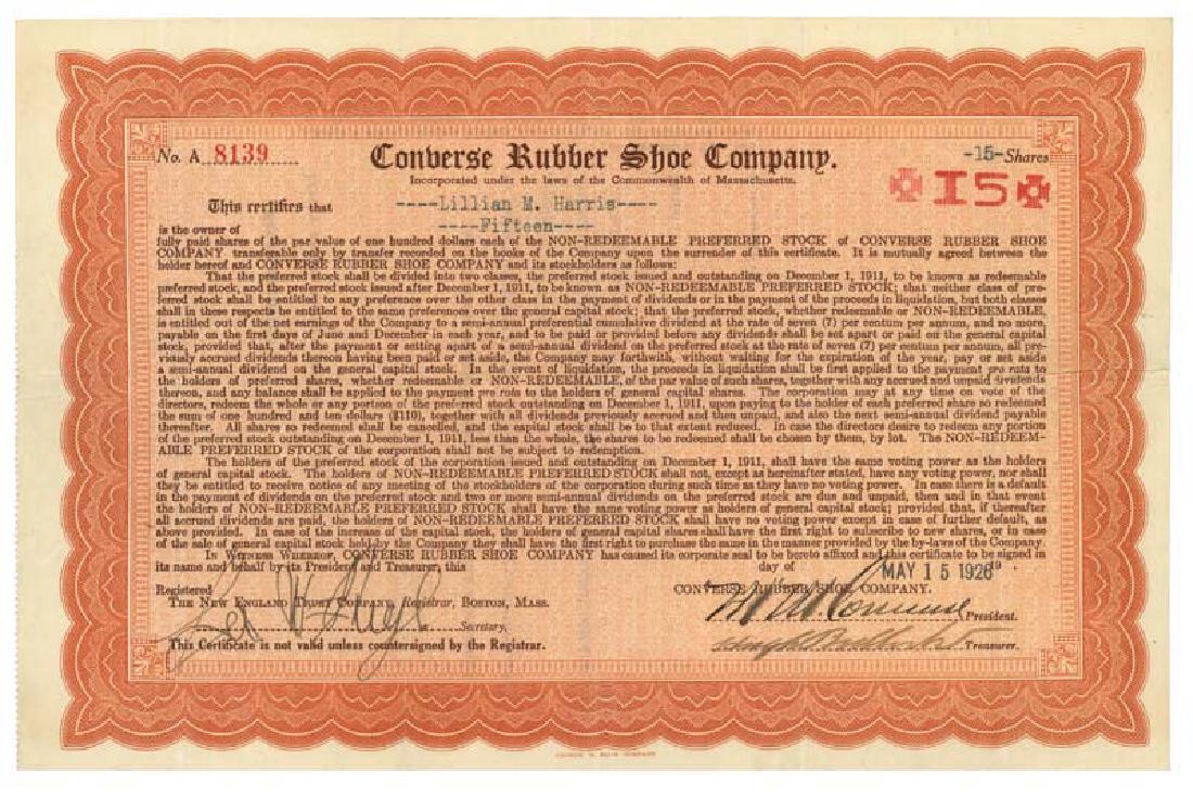 converse rubber shoe company