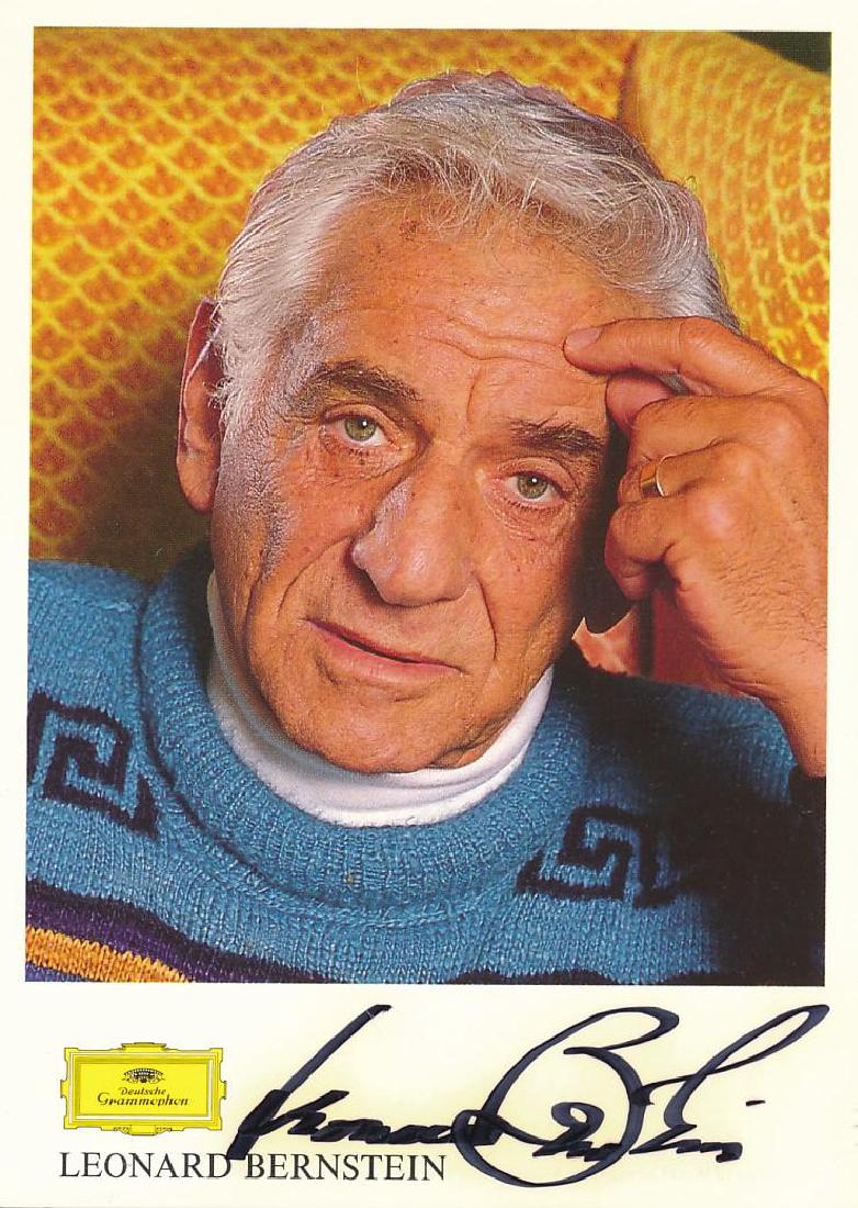 LEONARD BERNSTEIN - Photo Signed (1 of 1)