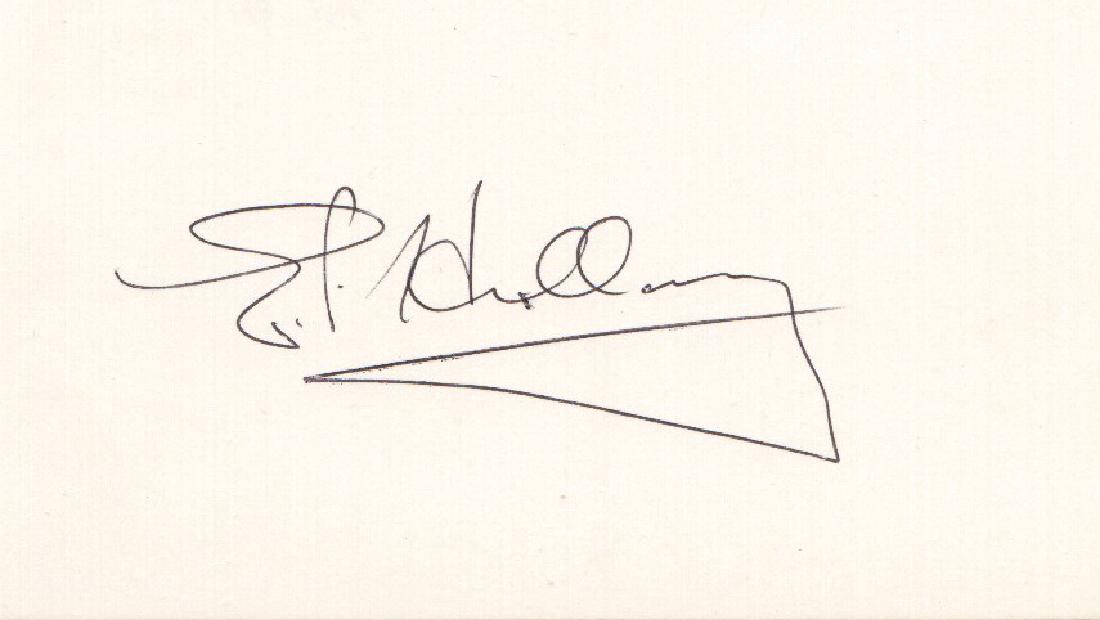 Explorer EDMUND HILLARY - Card Signed (1 of 1)