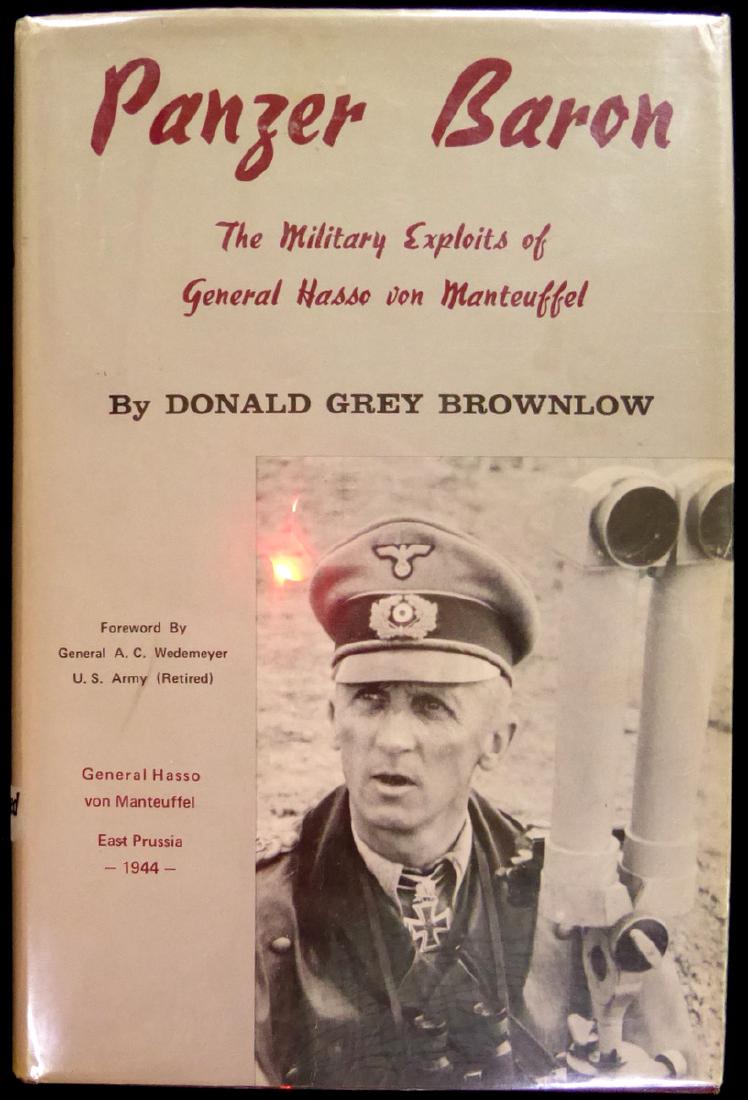 German General HASSE von MANTENFFEL - Book Signed (1 of 2)