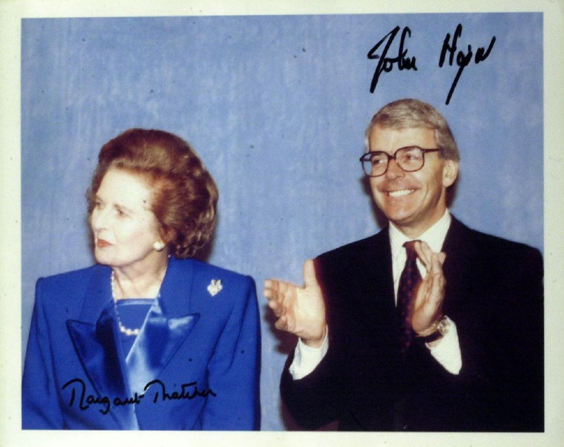 MARGARET THATCHER & JOHN MAJOR - Photo Signed (1 of 1)