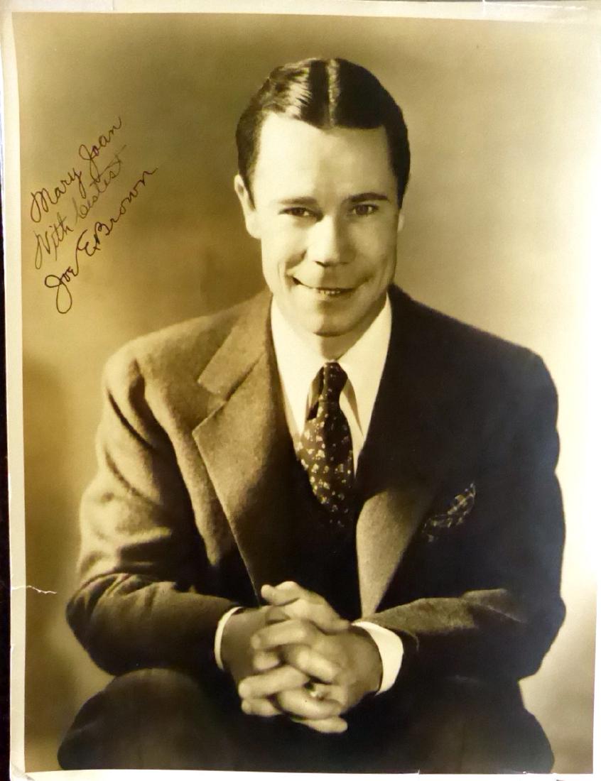 Comic Actor JOE E BROWN - Large Photo Signed (1 of 1)