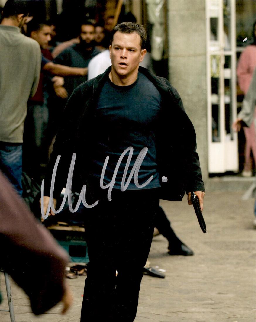 Actor MATT DAMON - Movie Photo Signed (1 of 1)