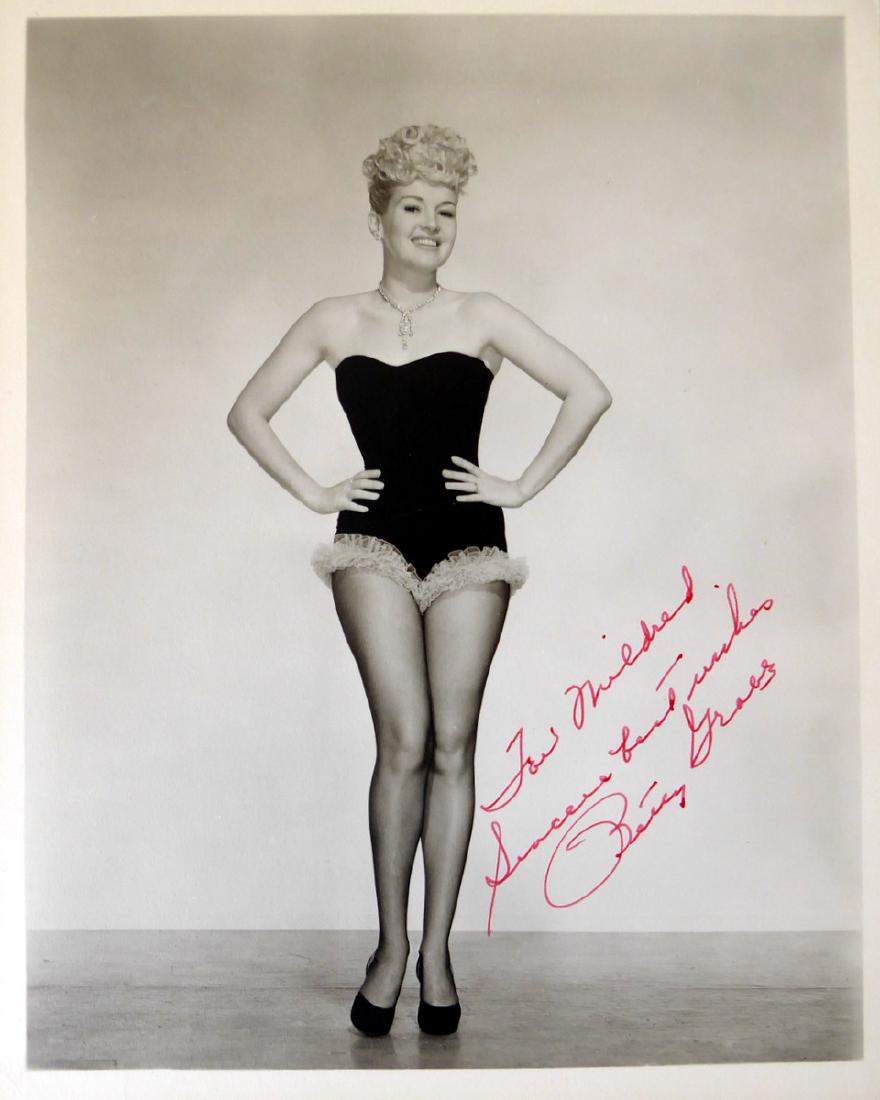 Actress BETTY GRABLE - Swimsuit Photo Signed (1 of 1)