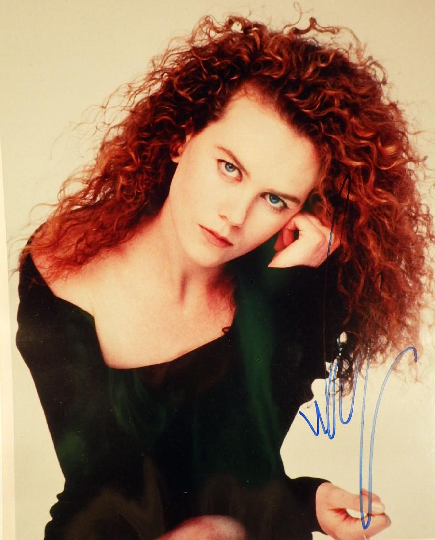 Actress NICOLE KIDMAN - Photo Signed: Nicole Kidman (1967- ) Actress. Kidman's breakthrough roles were in the 1989 feature film thriller Dead Calm and television thriller miniseries Bangkok Hilton. Appearing in several films in the early