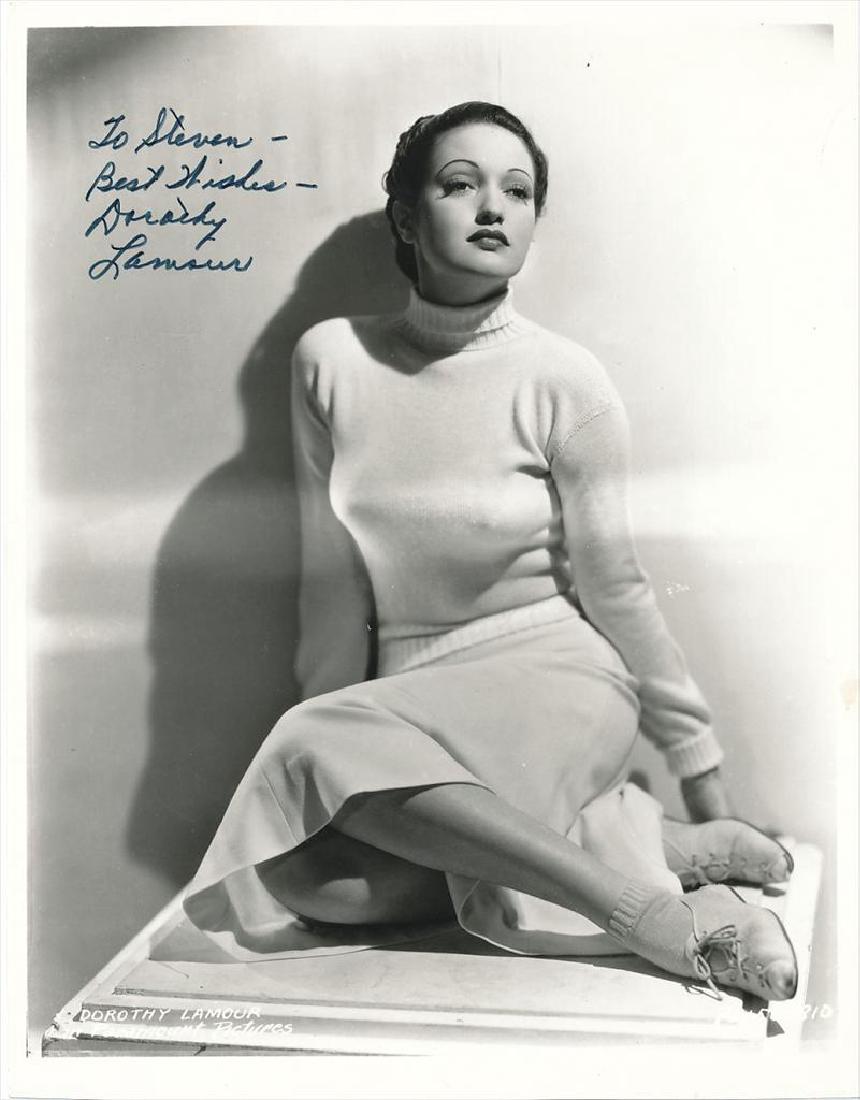 DOROTHY LAMOUR - Provocative Photo Signed (1 of 1)
