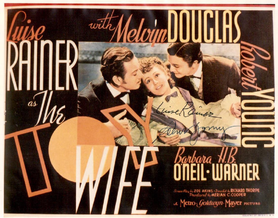 LUISE RAINER and ROBERT YOUNG - Lobby Poster Photo (1 of 1)