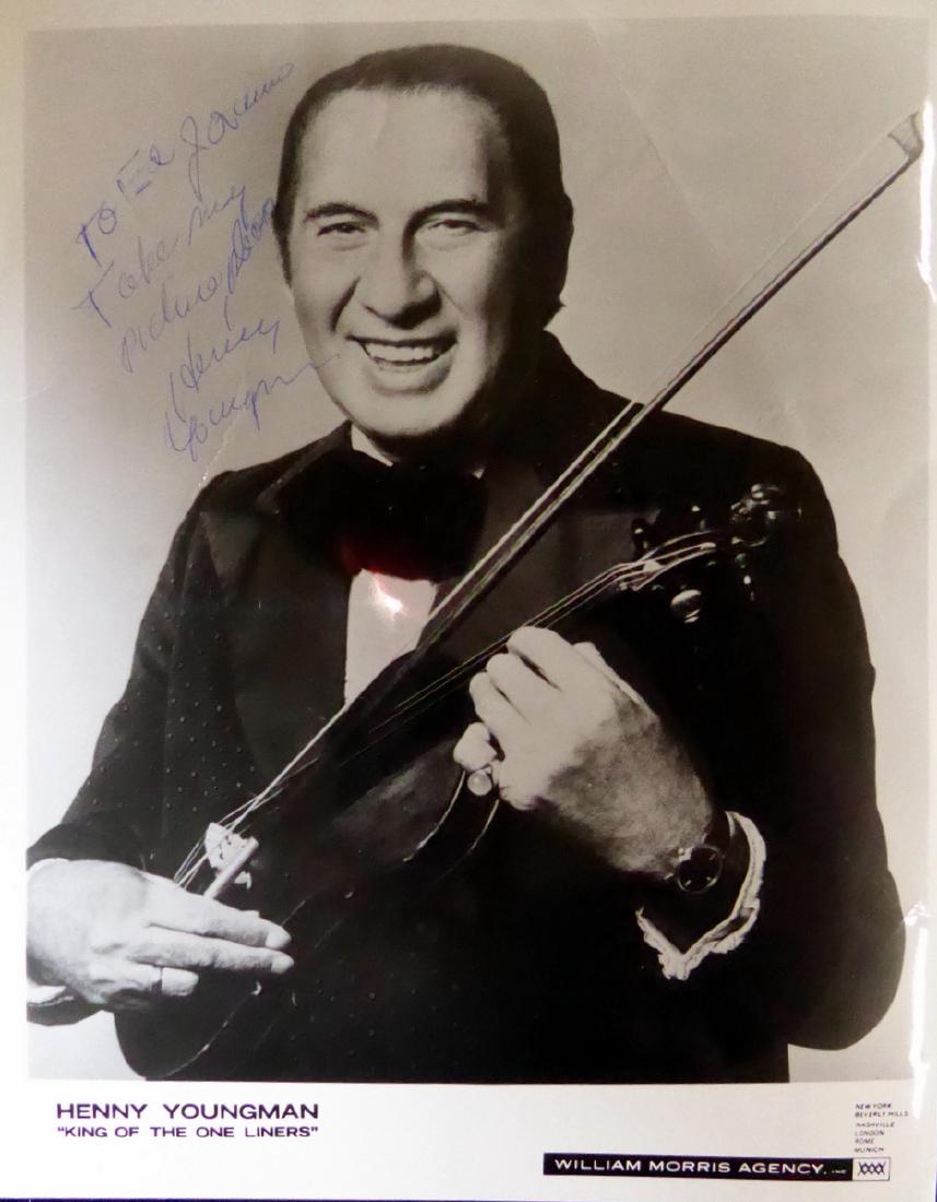 Comedian HENNY YOUNGMAN - Photo Signed (1 of 1)