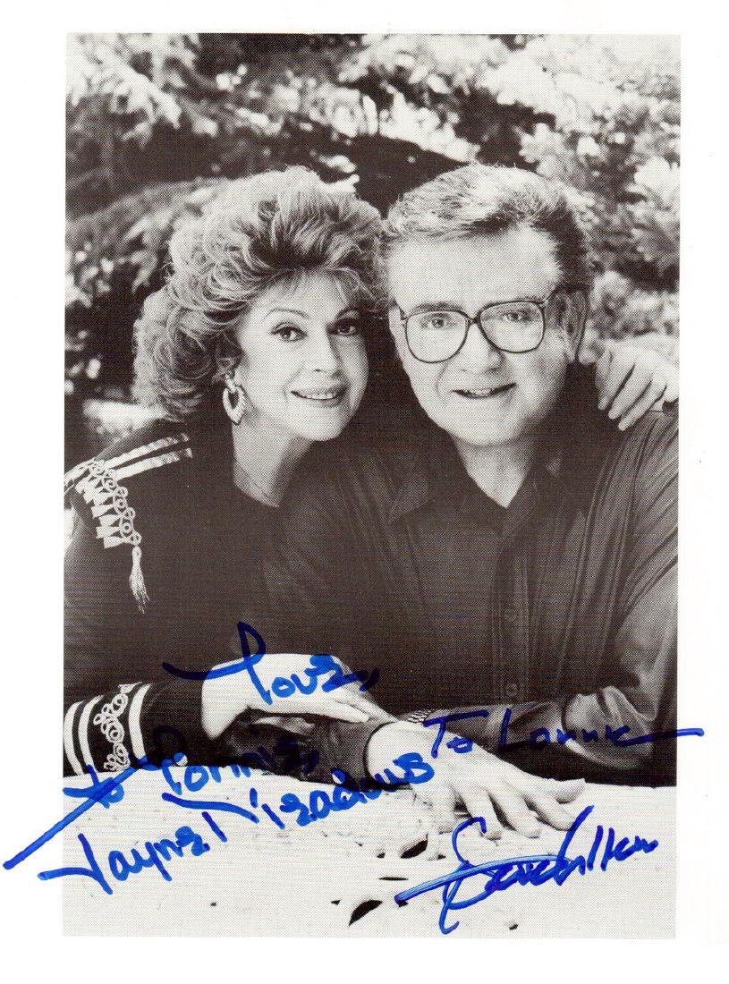 STEVE ALLEN and JAYNE MEADOWS - Photo Signed (1 of 2)