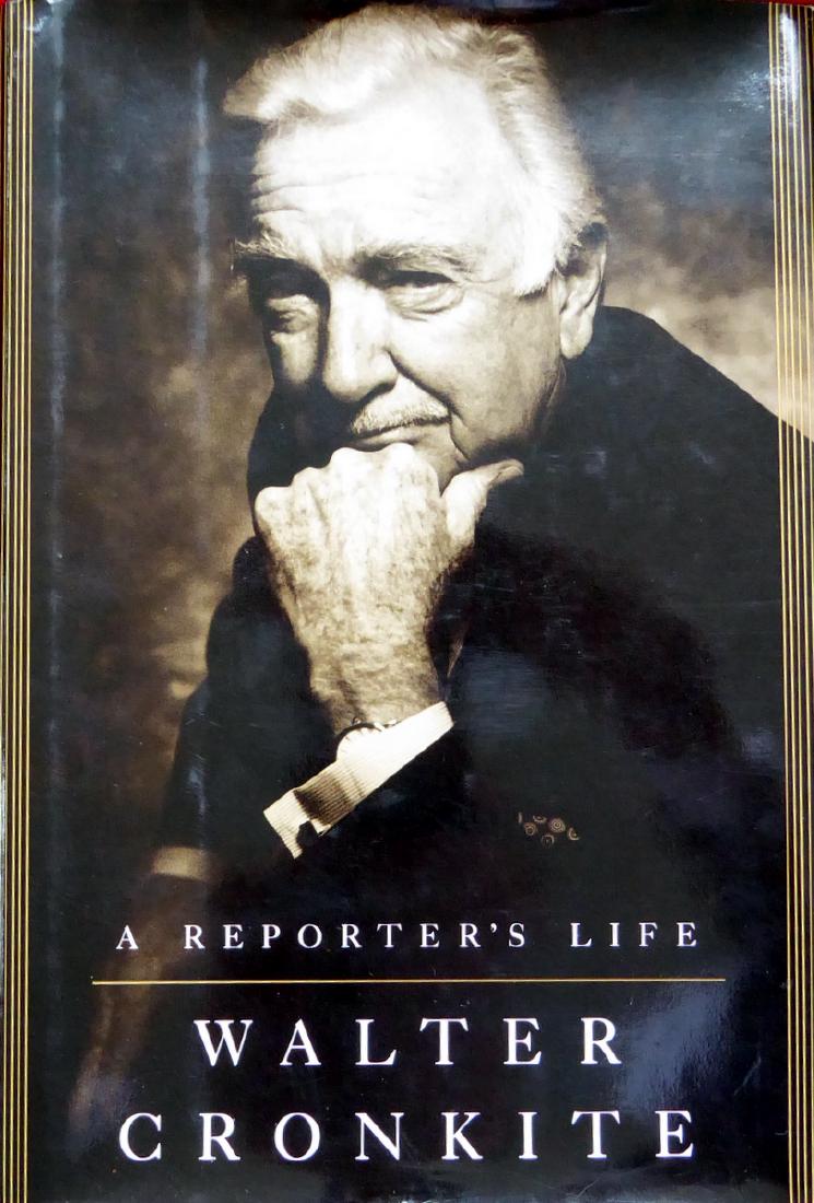 Newscaster WALTER CRONKITE - His Book Signed (1 of 2)