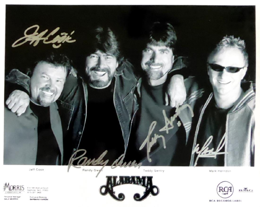 Country Group ALABAMA - Photo Signed By All (1 of 1)