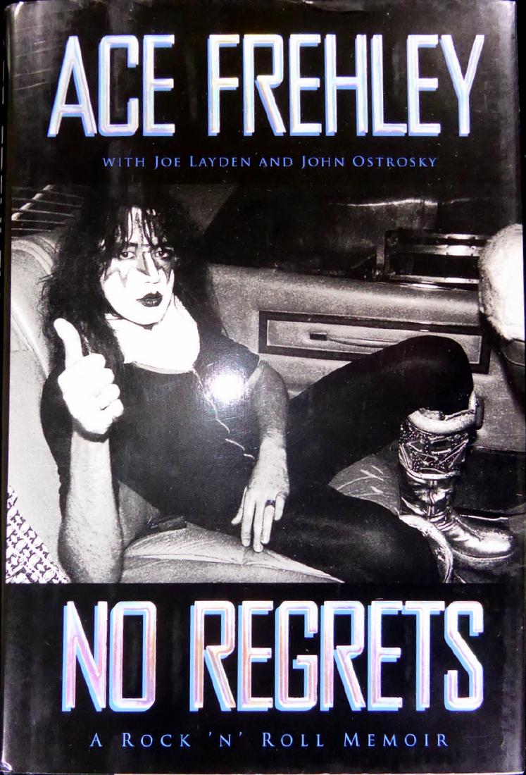 Musician ACE FREHLEY - His Book Signed (1 of 2)