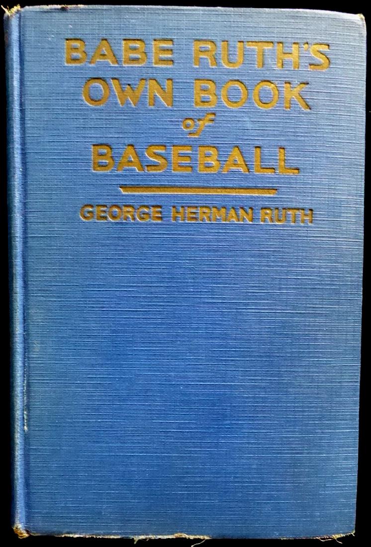 BABE RUTH - His Book 1928, Signed on His Photo 1st Ed (1 of 3)