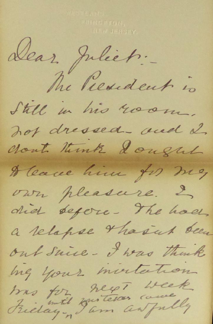 1st Lady FRANCES F CLEVELAND - Autograph Ltr Signed (1 of 3)